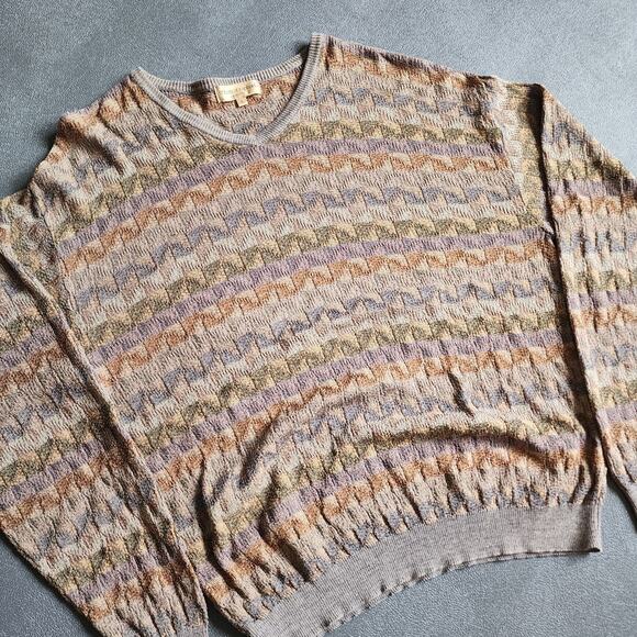 American Vintage Other - Vintage 90's Tricots St. Raphael Acrylic Knit Grandpa Sweater Large